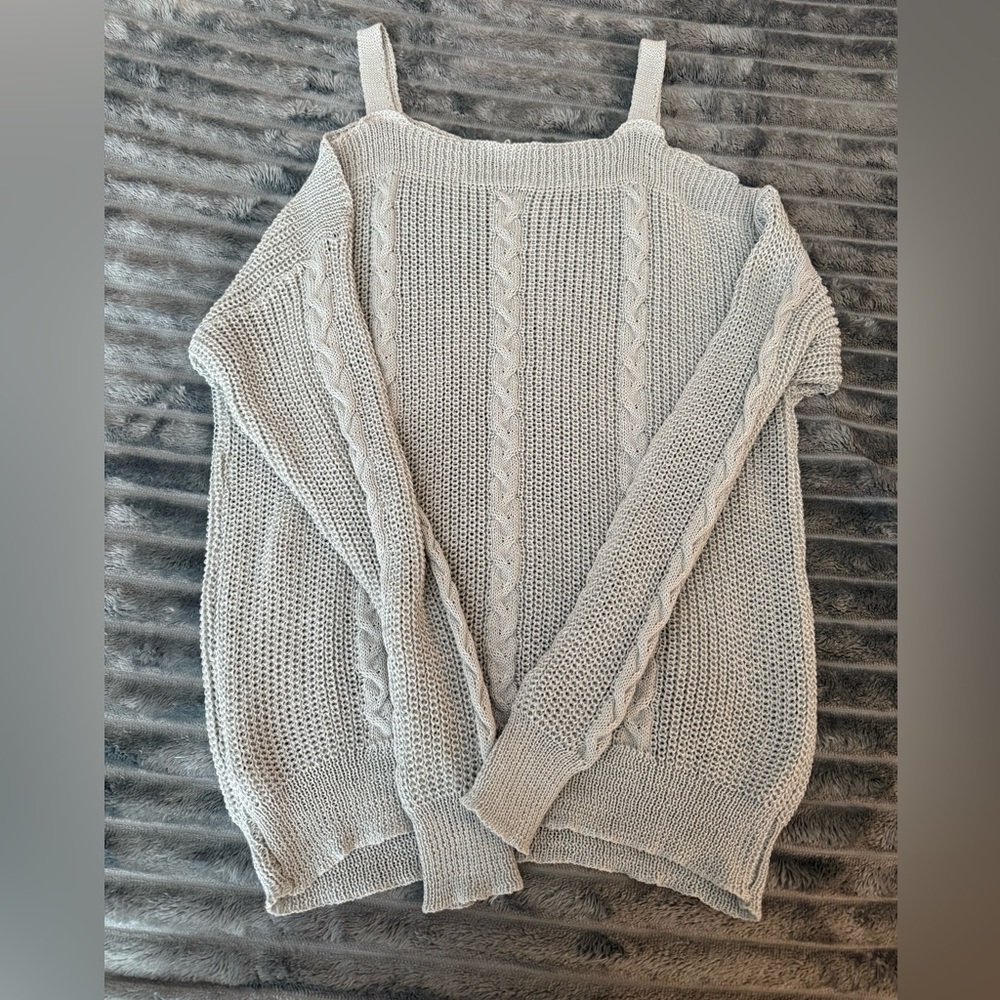 Cold Shoulder Sweater